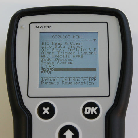 DPF Dynamic Regeneration Application for Jaguar Land Rover