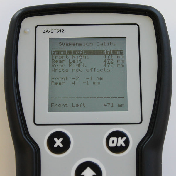 Suspension Height Calibration Application for Jaguar Land Rover