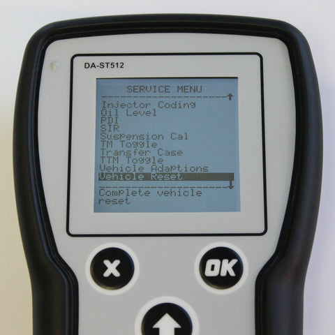 Vehicle Reset Application for Jaguar Land Rover